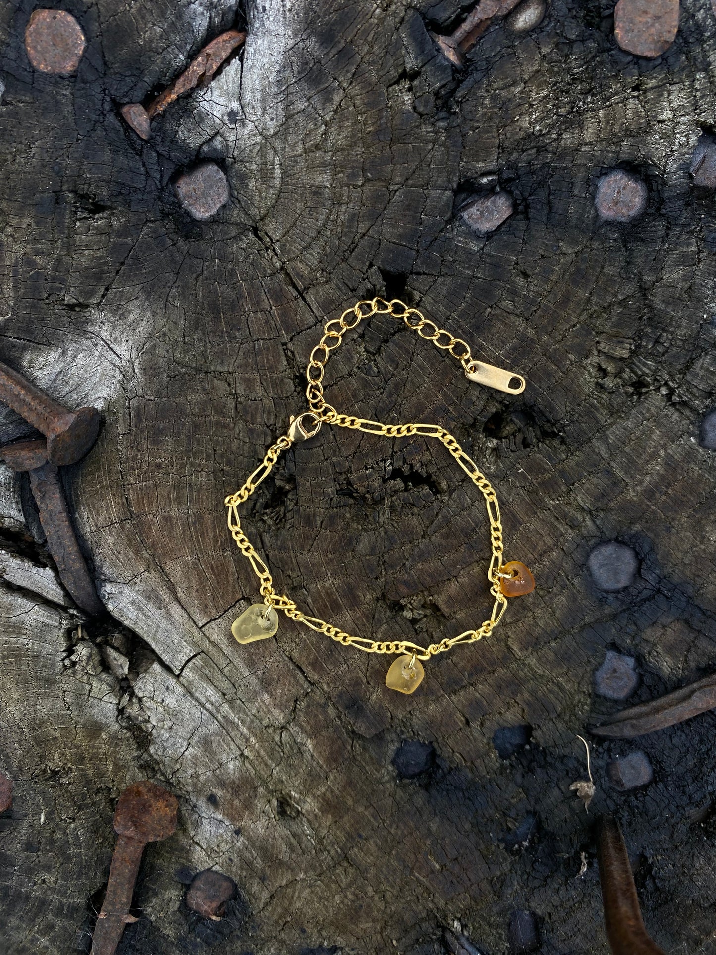 Artemisia armbånd guld - brun