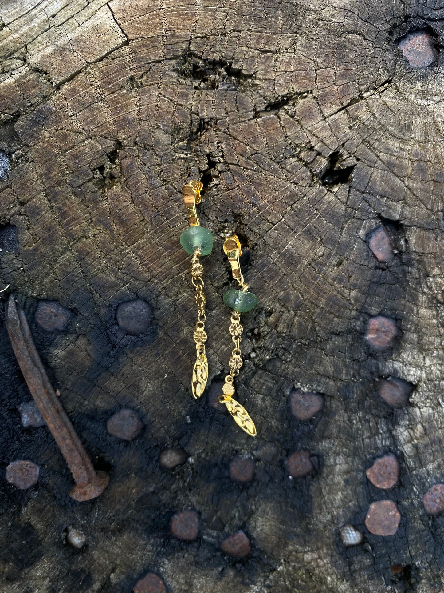 Pratensis ørering guld - grøn